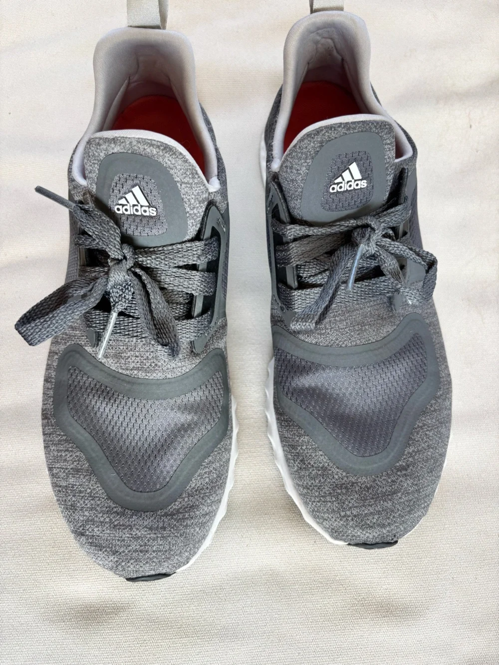 Women’s Adidas Edge Lux Clima Gray Knit Athletic Sneakers